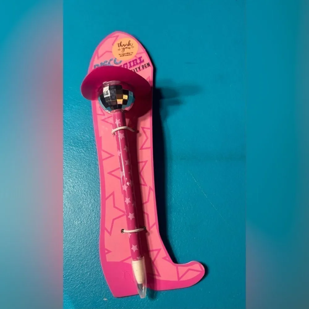 NEW! 5 x 7 Hold Your Horses 75 Page Journal & Disco Cowgirl Novelty Pen